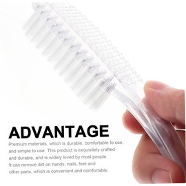 Minkissy 5pcs Nail Cleaning Brush of Fingernail Brush for Dust Removal Manicure Tools Nail for Cleaning Dust for Home Travel Random Color