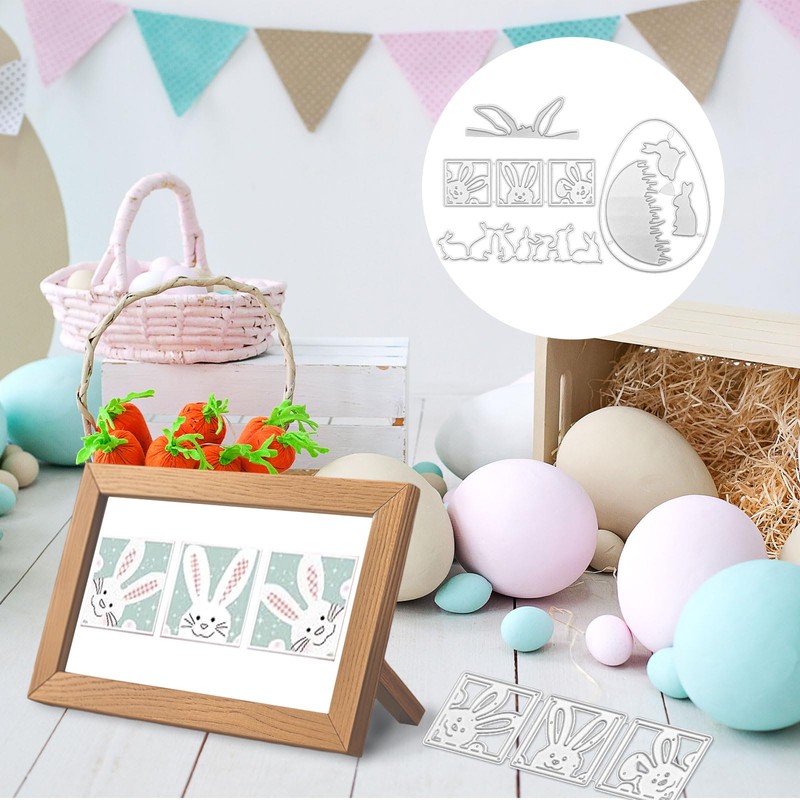 GWAWG 4 Easter Cutting Dies Scrapbooking Cutting Dies Metal Cutting