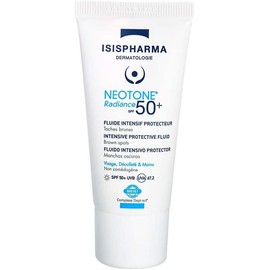ISISPHARMA - NEOTONE RADIANCE SPF 50+ - Intensiv-Fluid-Tagespflege mit Schutz vor UV, UVB, blauem Licht - Wirkung gegen Pigmentflecken, Für empfindliche Haut geeignet - Frankreich