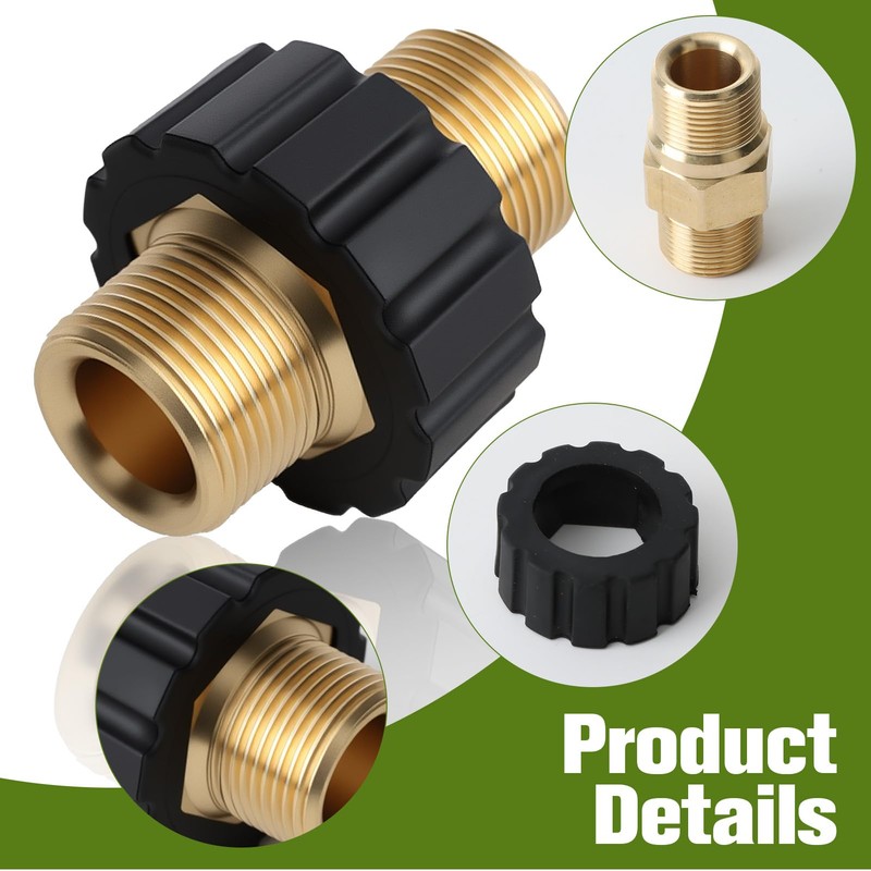 Quick Connector M22 x 1.5 Brass Adapter Pressure Washer with