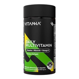 Multivitamínico Premium Con Omega 3 | Vitaminas | Minerales | Quercetina | Adenosina | Para Hombres Y Mujeres | 60 Softgels | Alta Biodisponibilidad |