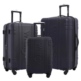 Wrangler 3 Piece Astral Travel Luggage Set, Dark Sapphire