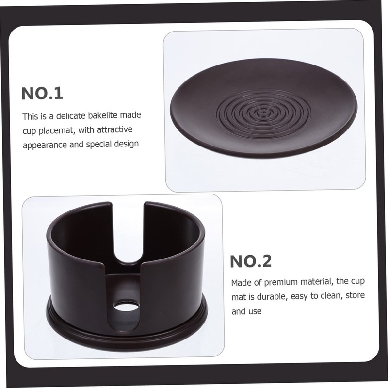 BIUDECO 1 Set Coaster Heat Insulation Pads for Teacups Cup