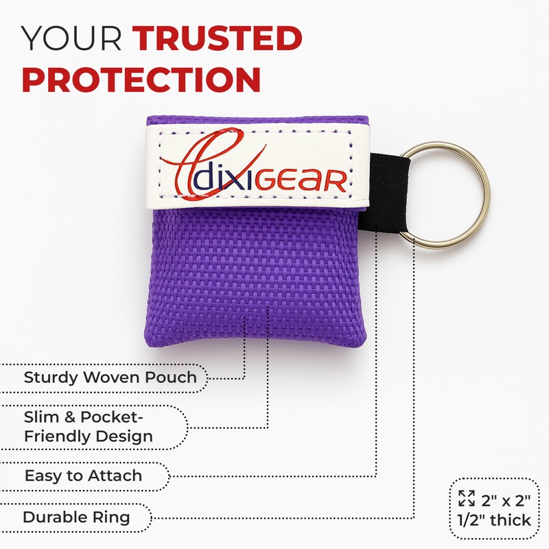 Ever Ready First Aid CPR Mask for Pocket or Key