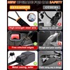Tevlaphee Steering Wheel Lock Seat Belt Lock Universal Anti Theft