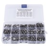 400pcs M2 M2.5 M3 M4 M5 Cross Pan Head Screws