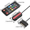 ELFJMZP ARGB LED Controller with IR Remote, SATA Powered, 5V