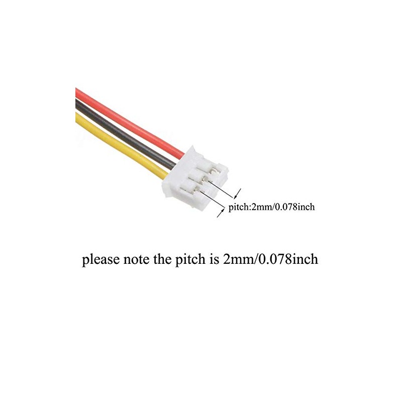 20 Sets Mini Micro JST 2.0mm Ph 3 Pin Connector