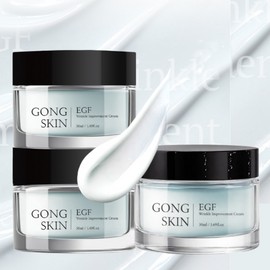 ball skin (2+1) Gongskin EGF Wrinkle Improvement Cream 50ml 3pcs Skin Elasticity Vitality Soothing Moisturizing Care EGF Wrinkle Improvement Cream 3pcs / (2+1) 공스킨 EGF 주름개선 크림 50ml 3개 피부 탄력 활력 진정 보습 케어 EGF 주름개선 크림 3개