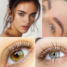 PERMANIA Eyelash Perm Kit, Professional Fast Brow Lamination 2 IN 1 Kit, Curling Wave Suitable for Salon & DIY Lash Lift at Home