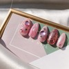 MunNail Wave Heart Nail - Short Oval / MunNail 물결하트네일