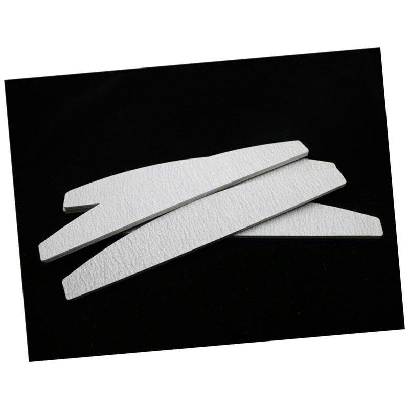 Baluue Grit Coarse Nail Sanding File Grey Half-moon Manicure Tool
