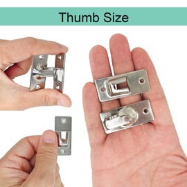 MINI Size 90 Degree Door Latch Sliding Screen Door Latch Barn Door Lock Hasp Latch Clasp Lock Pocket Door Locks and Latches