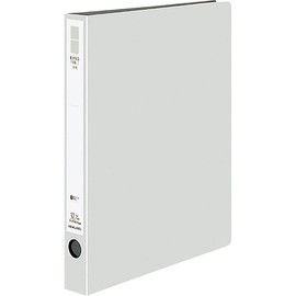 コクヨ(KOKUYO) ファイル リングファイル ER R-PP表紙 A4 縦 2穴 ライトグレー フ-UR430LM