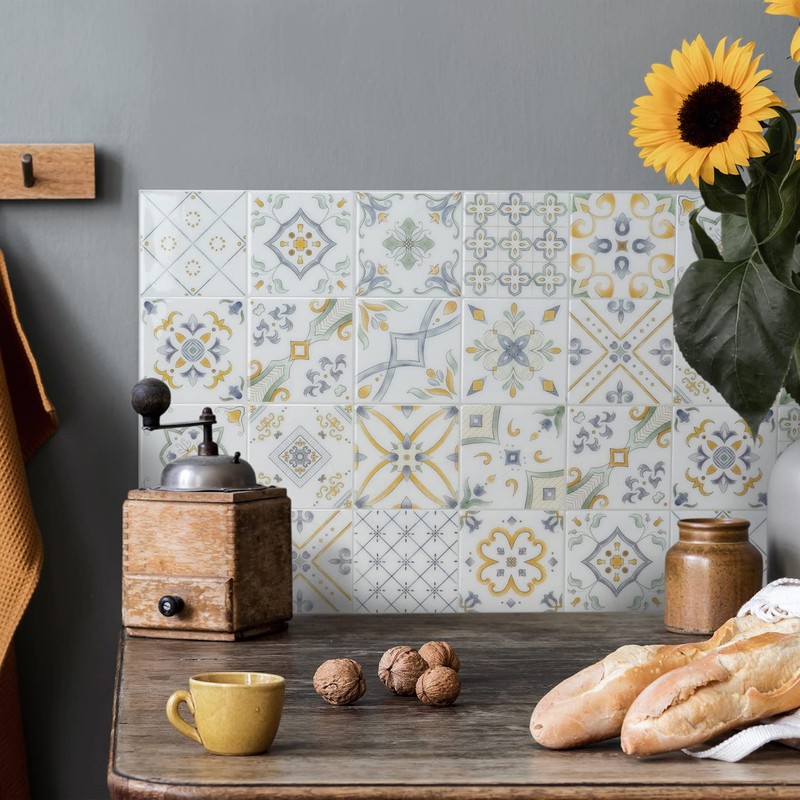 SMART TILES Peel and Stick Backsplash - 5 Sheets of