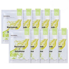 Mediheal Derma Synergy Wrapping Mask Blemish & Radiance, Pack of 10, 1 pack / 메디힐 더마 시너지 랩핑 마스크 잡티결광, 10개입, 1개