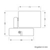 ledscom.de WAIKA Wall Spotlight with Switch, GU10 LED, PAR16, Warm
