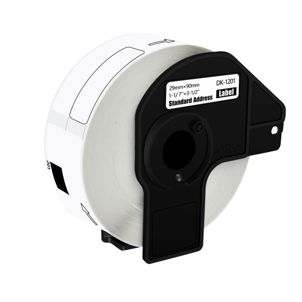 GREENCYCLE 20 Roll DK-1201 DK1201 Die-Cut Address Labels 1.14" x