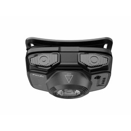 Fenix HL12R V2.0 Grey Rechargeable Outdoor Headlamp | 500 Lumen | 125m | 112 Hrs Max | 500 Lumen White Spotlight with Secondary 1 Lumen Red Beam | IP66