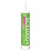 GE SCS1000 Silicone Sealant, 10.1 Fl Oz Cartridge, Black, Case of 24