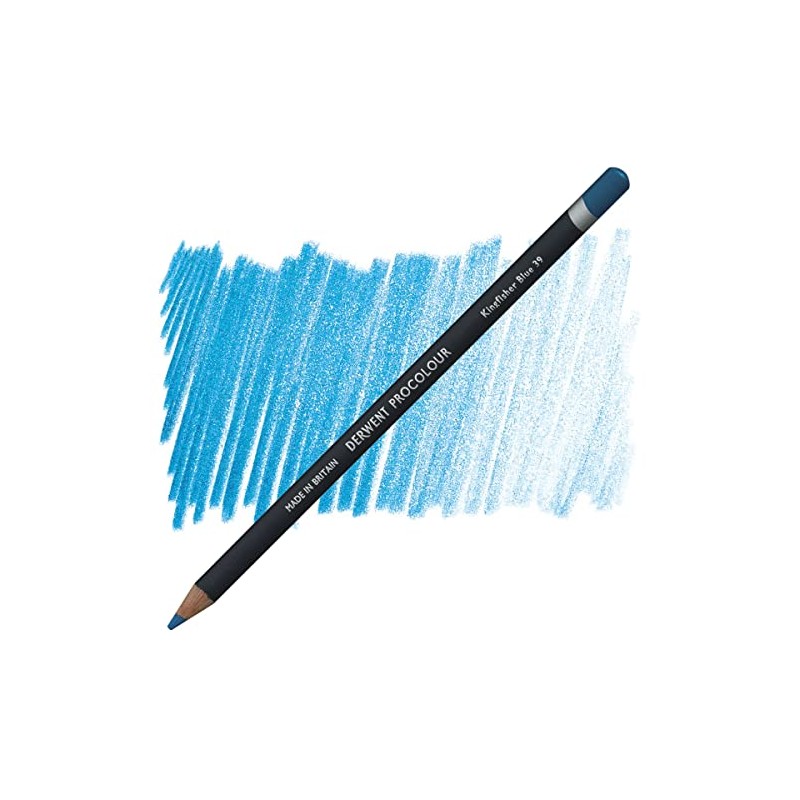Derwent 2302471 Procolour Pencil, Kingfisher Blue, Pack of 6