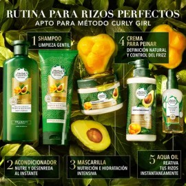 Crema para Peinar Herbal Essences BioRenew Pequi  Aguacate 300 ml                                                                                     