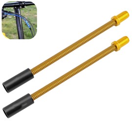 2 Pcs Bike V Brake Noodle Cable Guide Pipe, Flexible Bicycle Brake Cable Bike Components Parts for Mountain Bicycles