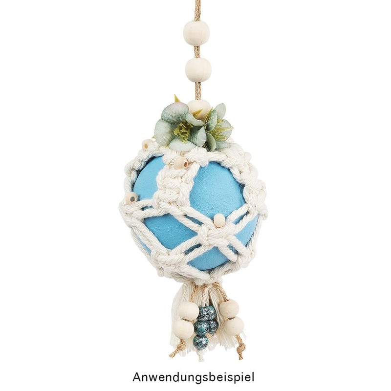 Ideen mit Herz Macrame Yarn on a Roll, Natural White