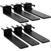 ISOKER 8 Inch Minimalism Floating Shelf Brackets, 6 Pack 1/5”