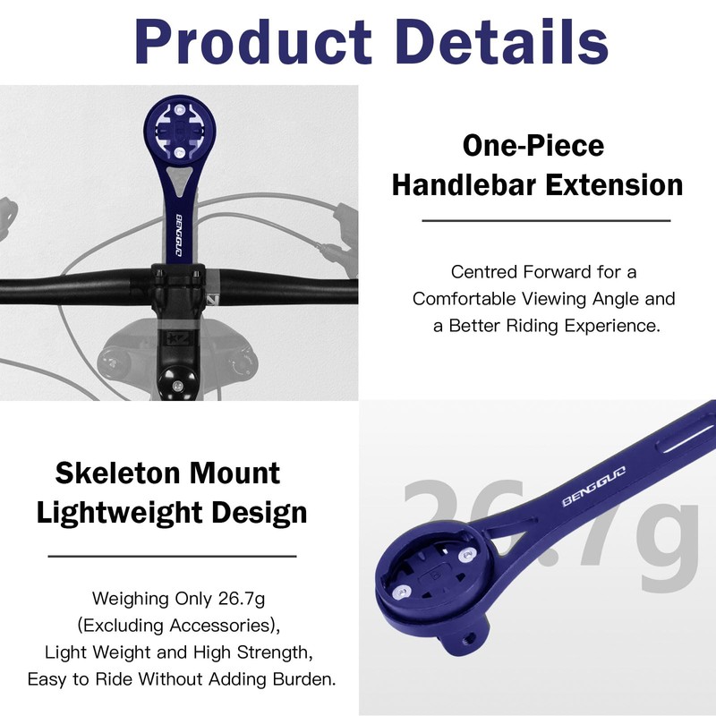 Integrated Bicycle Computer Mount Made of Aluminium Alloy, Bicycle Mount