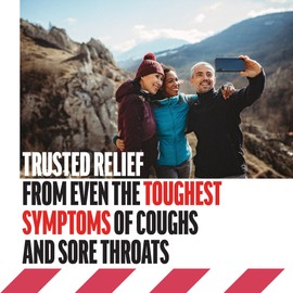 Fisherman's Friend Cough Drops, Cough Suppressant and Sore Throat Lozenges, Sugar Free Cherry, 6.9mg Menthol, 240 Drops (6 Packs of 40)