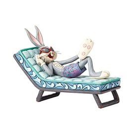 Looney Tunes By Jim Shore Bugs Bunny On Lounger Figurine