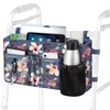 FINPAC Large Walker Tote Bag with Cup Holder, Folding Walker