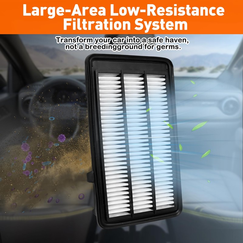 Engine & Cabin Air Filter Set for Honda CR-V 1.5L