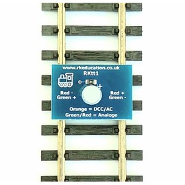 Rk Education RKtt1 N-Gauge, OO/HO Gauge Track Tester Module for Model Railway DC/DCC - Constructed