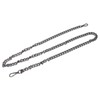 8pcs Curb Chain 8 Side Milled Straight Buckle 1.2meter DIY