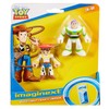 Fisher-Price Imaginext Toy Story Buzz Lightyear & Jessie, Multicolor