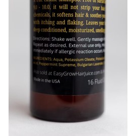 EasyLoc Hair Tool Luxury Castille Moisturizing Shampoo | Designed for Locs, Sisterlocks, Micro Locs, Dread Locs | Detoxing Shampoo | Removes Buildup | Low Suds | No Surfactants | Get Healthy Locs