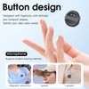 Wireless Lavalier Microphone, Mini Lapel Microphone Wireless with Hi-Fi Audio,