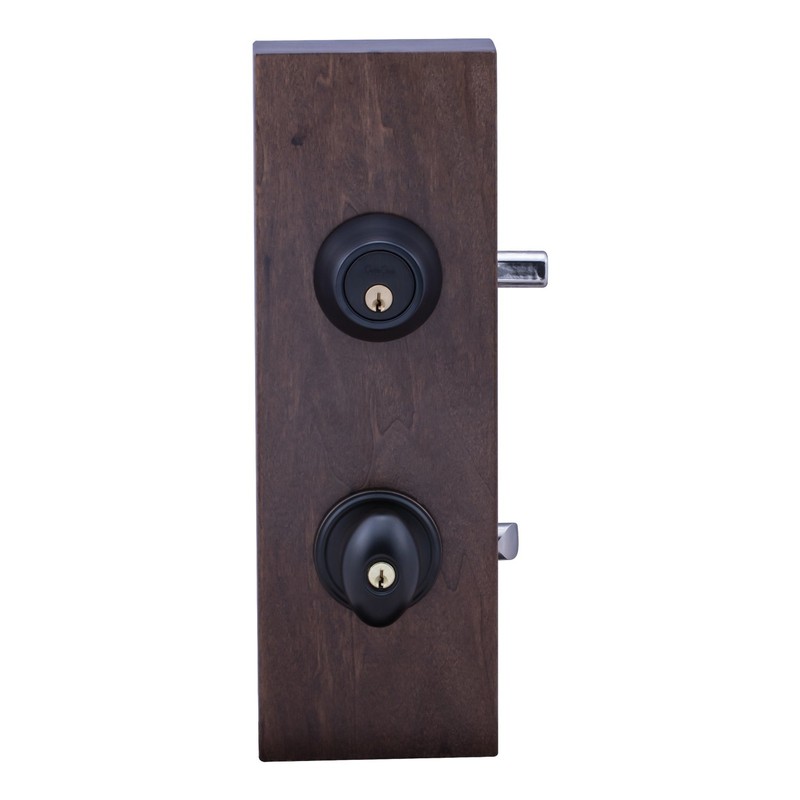 Copper Creek EKDB141TB Egg Door Knob Keyed Alike with Deadbolt