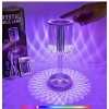 TOMSHINE Crystal Diamond Table Lamp, 16 Colors USB Charging Touch