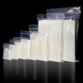 JeeJaan® 100 Pcs of Grip Seal Bags GL-7 5.5" x 5.5" | Heavy Duty Cellophane Bags | Resealable Clear Plastic Food Storage Bag & Freezer Bag for Kitchen, Jewelry, DIY, Office Stationery Storage