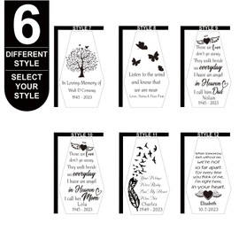 Custom Wind Chime with Name and Date, Bereavement Gift for Loss of Mom Dad, in Memory of Mom, in Memory of Dad, 32.5 Inch Memorial Wind Chime, Loss of Loved One Gift, Memorial Loved One Sympathy