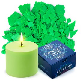 Bright Lime Candle Dye 2oz for Soy Candle Making – Highly Concentrated Candle Wax Dyes – Candle Shop Premium Color Dye Chips for Soy Wax, Beeswax, Paraffin