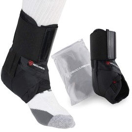 Tobillera Estabilizadora para Esguince, Soporte Deportivo Ortopédico Ajustable para Pie y Tobillo, Grande