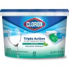 Clorox Triple Action Dishwashing Detergent Fresh Scent 43 Pacs Pods
