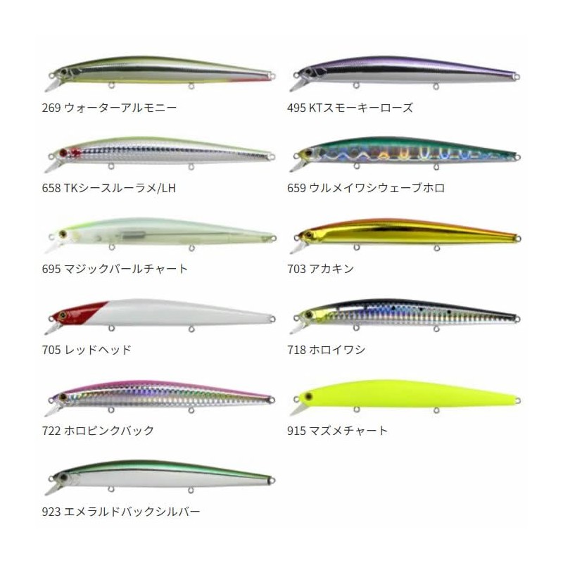 Bassday ZBL System Minnow 139F Abille #722 Holo Pink Bag