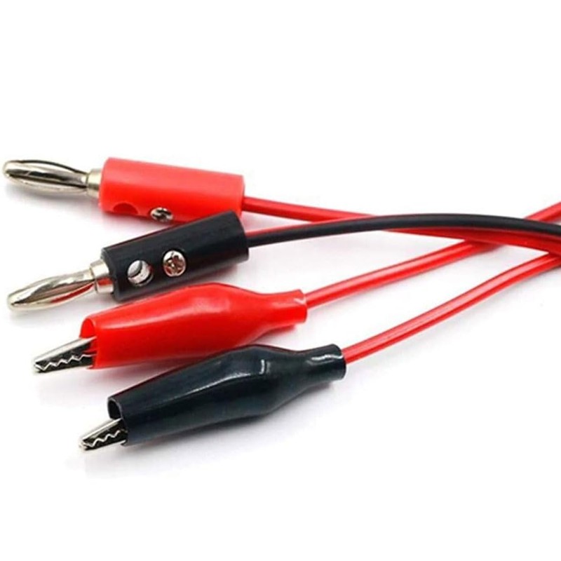 5PCS Double Ended Alligator Clips, Jumper Wires with Alligator for
