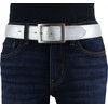 BELTINGER High-Quality Belt Metal Look with Double Buckle 4 cm