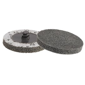 RENOTEC 2" Unitized Disc 5 Pcs, 2SF, Silicon Carbide, Quick-Change TR, Deburring, Blending and Finishing on Metals, Plastic and Composite Materials